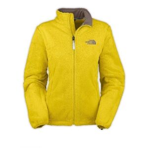 The North Face Womens Osito Jacket Size Medium Yellow Sherpa Lightweight